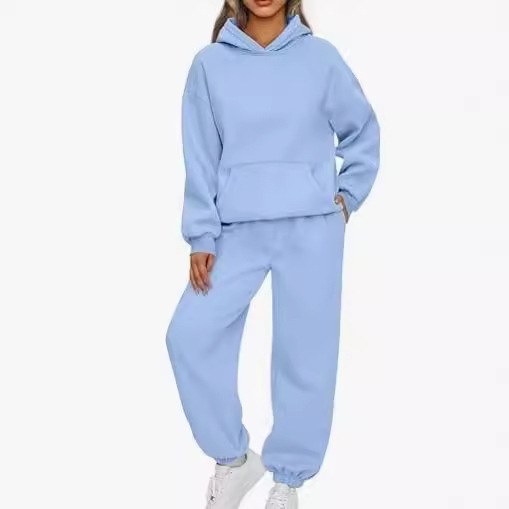2023欧米の外国貿易の秋冬の新型のアマゾンの女性の2つのセットのカジュアルなパーカーのスポーツ服のズボンのスーツ|undefined