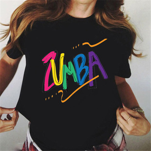 ����2024���QZUMBA����T��ӡ���r�ж���T���������T-shirt