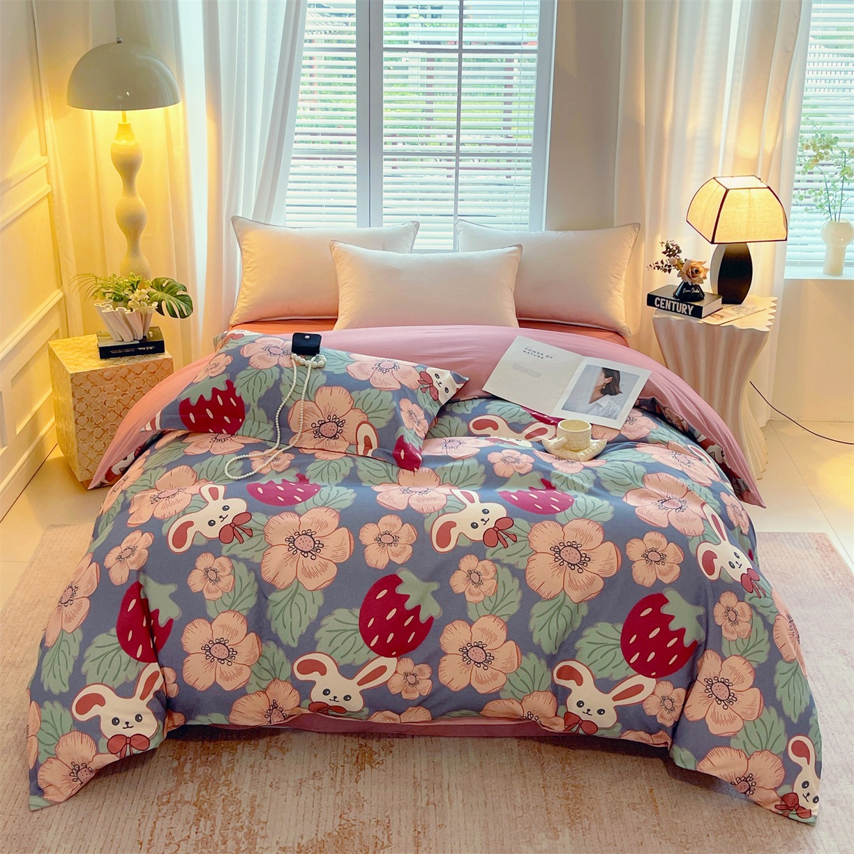 Nueva cubierta de edredón de estilo chino una sola pieza para comprar una sola pieza más gruesa de lana molida otoño invierno calor al por mayor cubierta de edredón de algodón una sola pieza