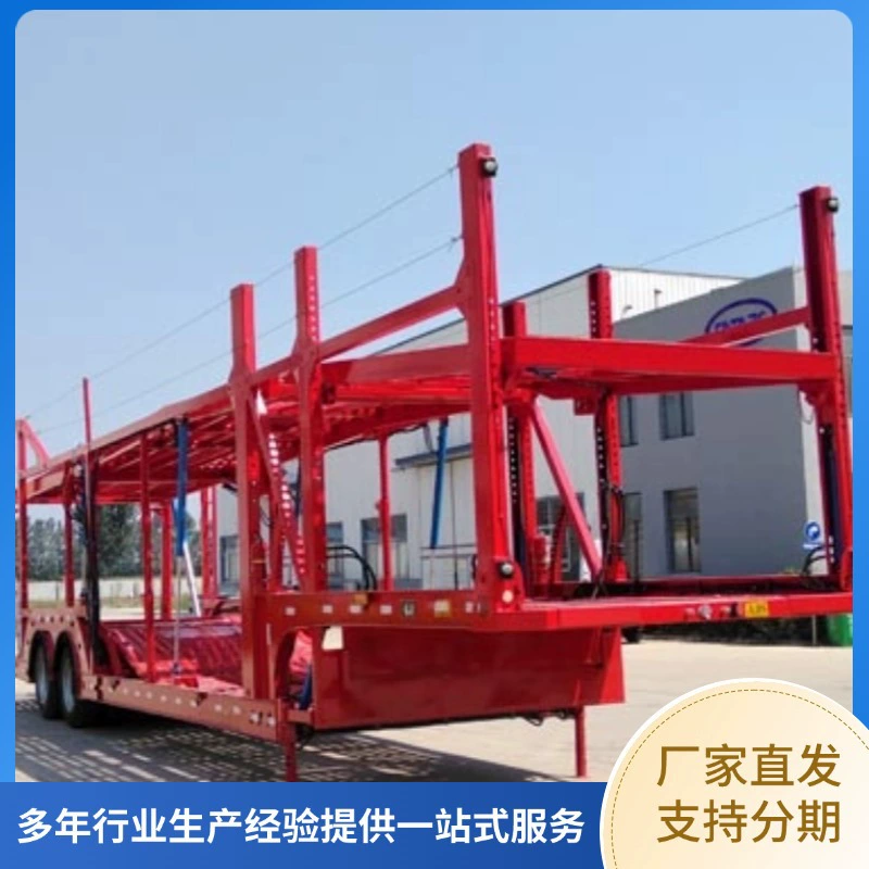 Заводской двухэтажный автовоз, полуприцеп-автовоз, логистический автовоз, полуприцеп-автовоз для транспортировки автомобилей.