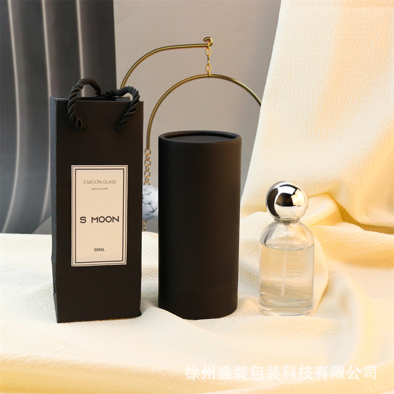 新しい円筒香水瓶 30ml50ml100ml バヨネットガラス空ボトルベアボトルスプレー香水瓶卸売|undefined