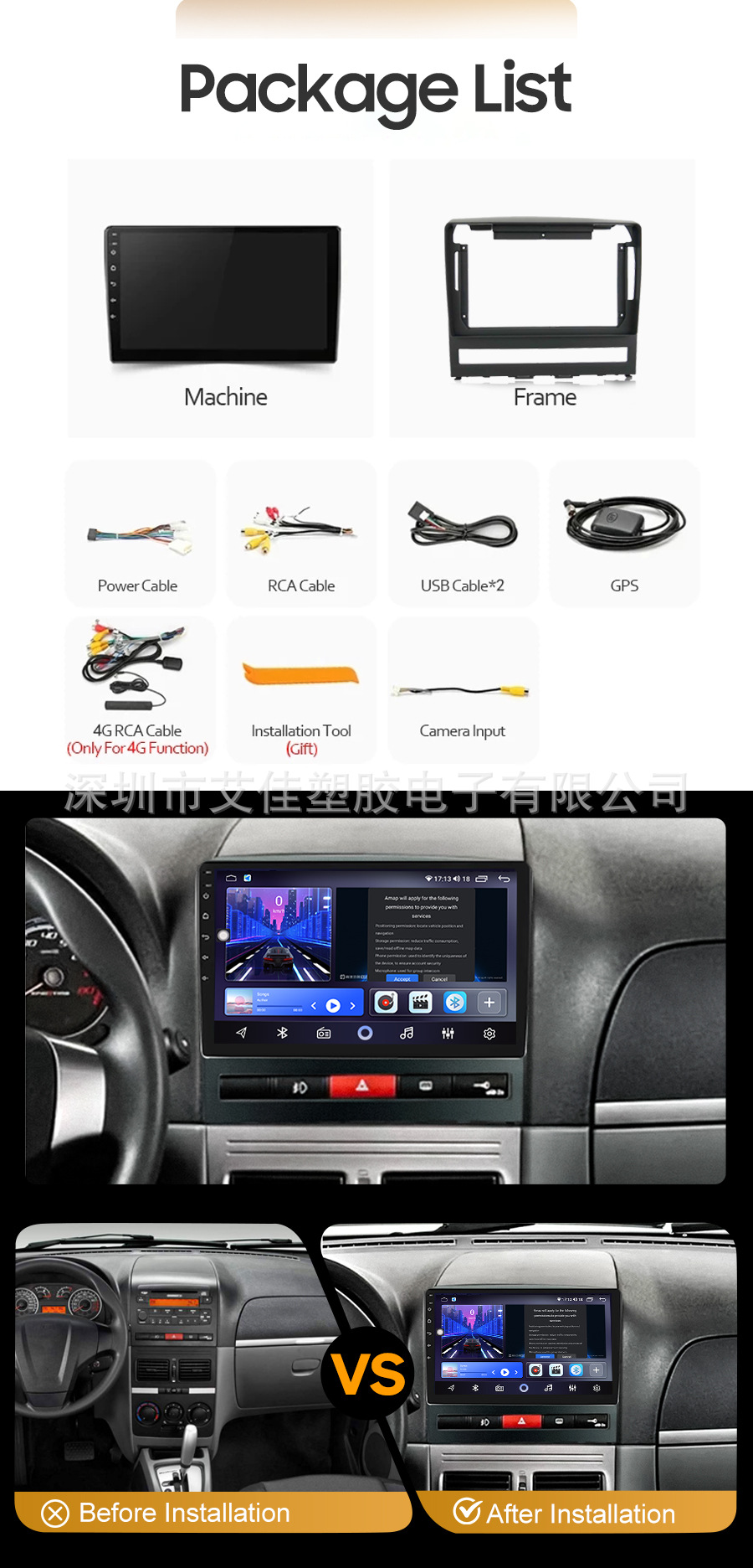 New Cross-Border Applicable Fiat/Pelang Car Dvd Android Large-Screen Navigator Navigation All-In-One Machine