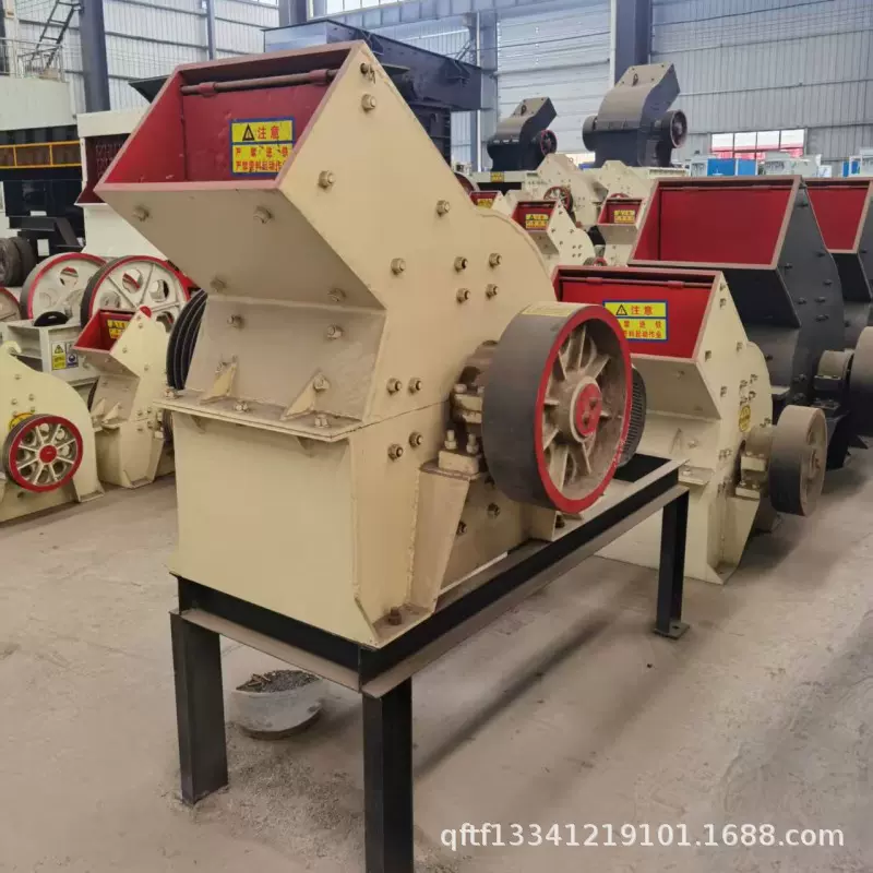 小型锤式破碎机 风化石花岗岩煤炭粉碎机 建筑混凝土垃圾打砂机