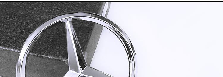Suitable for Mercedes-Benz Engine Hood Car Logo Three-Star Star Hood Hood E Labeling S-Class C Modified Engine Labeling