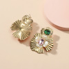 Fashionable earrings, trend accessory solar-powered, jewelry, Korean style