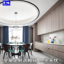 烤漆板木饰面板厂家 护墙板更衣柜木饰面板定制 成品木饰面定制