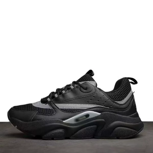 European B22 Height-Increasing Comfortable Non-Slip Dad Shoes with Mesh Breathable Wear-Resistant Color-Blocking Fashion Sports Casual Men's Shoes