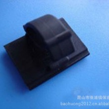 電線固定夾WCC免打孔阻燃黑白色粘式3M膠束線固定扣辦公室理線器