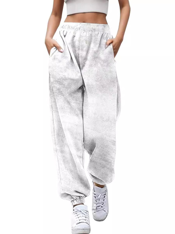 Women's Overalls Casual Sports Pants Sports Pants Pattern Printed High Waist Jogging Pants Loose Yoga Dancing Pants