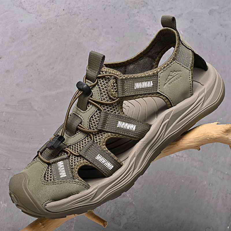 Zapatos de retroceso de verano al aire libre para hombres caminata antideslizante sandalias de playa para hombres 2026 nuevo