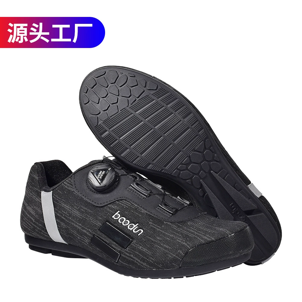 Кипящая трансграничная велосипедная обувь Резиновая подошва Амортизирующая дышащая велосипедная обувь Уличная безблокировочная велосипедная обувь Производители