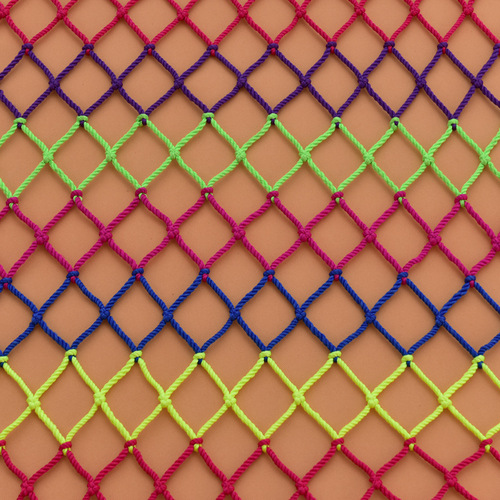 Child Safety Net Nylon Rope Net Home Stair Balcony Anti-Drop Fence Net Kindergarten Colorful Decorative Net