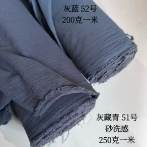水洗棉布料 文艺复古面料 质感好衬衣裙子小衫拼布