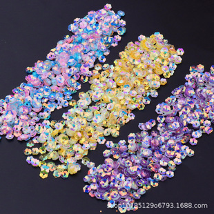 6mm 8mm ��ⰼ÷��Ƭ3D���ֹ�DIYɢ�����w÷����Ƭ ���b��ɢ��