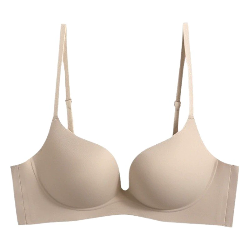 Высококачественное сексуальное бесшовное цельное нижнее белье для красивой спинки, женский бюстгальтер пуш-ап с маленькой грудью, большой бюстгальтер для приема груди без стального кольца