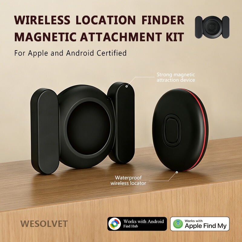 Suitable for Wtag Anti-Lost Device Protective Cover, Magnetic Silicone Protective Case, Anti-Drop, Dirt-Resistant, Positioning and Tracking Suitable for Wtag Anti-Lost Device Protective Cover, Magnetic Silicone Protective Case, Anti-Drop, Dirt-Resistant, Positioning and Tracking