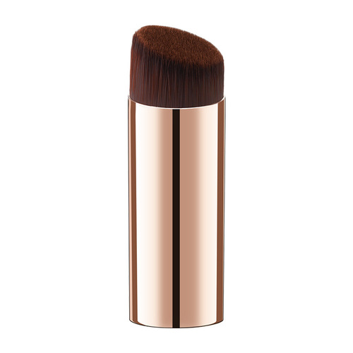 GECOMO foundation brush is easy to apply makeup, light and traceless, does not eat foundation makeup brush, mini portable slanted flat head liquid foundation brush