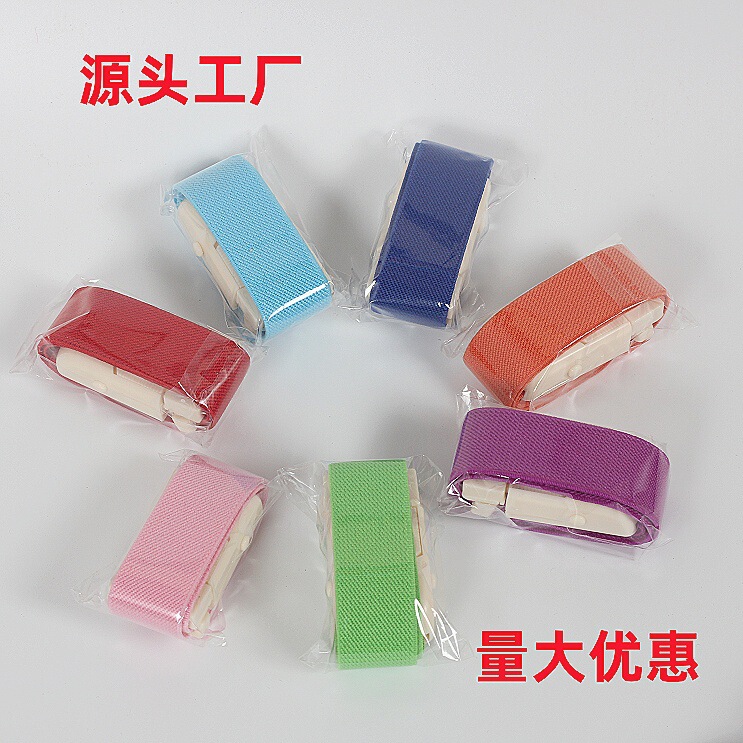 Buckle tourniquet household tourniquet elastic band ABS elastic outdoor first aid supplies multi-color pulse pressing band Buckle tourniquet household tourniquet elastic band ABS elastic outdoor first aid supplies multi-color pulse pressing band