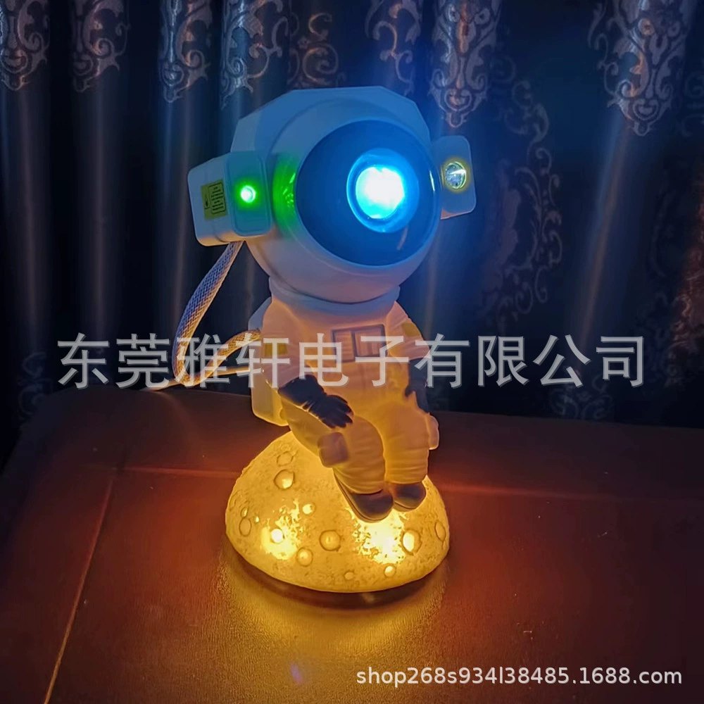 Astronaut, star projection, lamp, atmospheric space night light with laser, (Cross-border trading), bluetooth, remote control