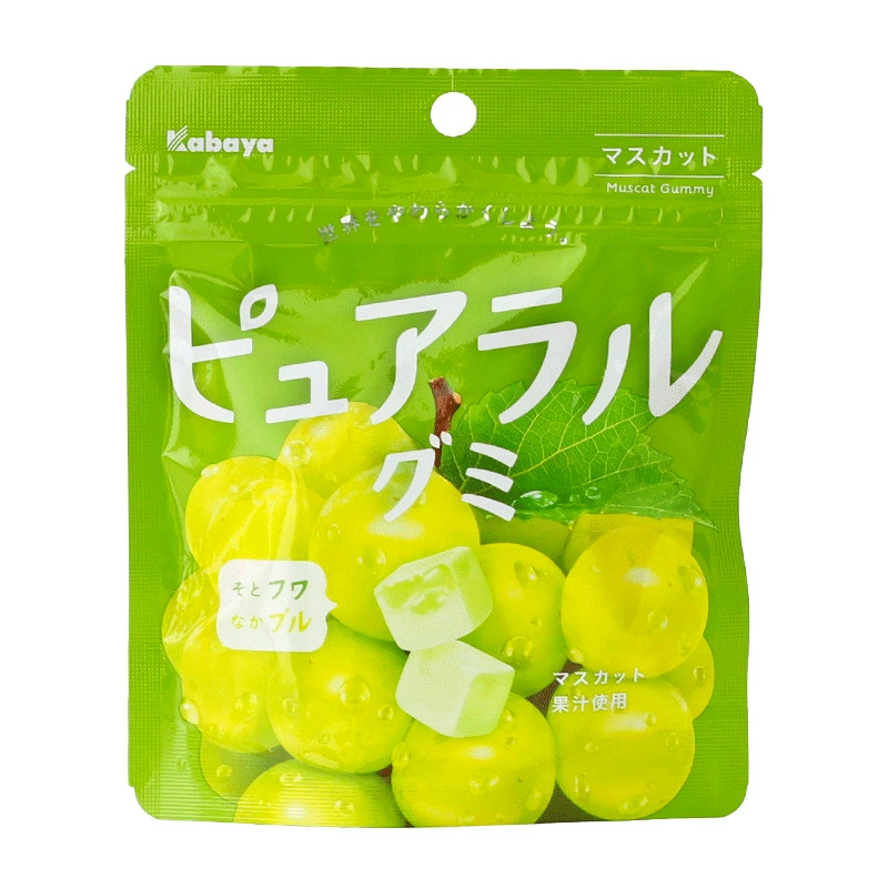 Japan imported kabaya Kaba also white peach green ticked fruit juice sandwiches high -face value net red fruit QQ sugar