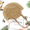 Small straw beach one-shoulder bag for leisure, shoulder bag