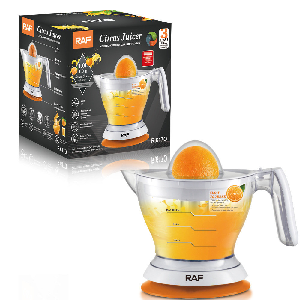 RAF transfronterizo exclusivamente para máquinas de jugo de naranja domésticas eléctricas pequeñas, máquinas de jugo de naranja, portátiles y compactas