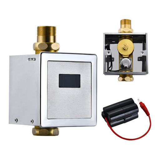 Automatic day and night sensing toilet, sensing flush toilet, squat toilet, sensing flush toilet flushing valve