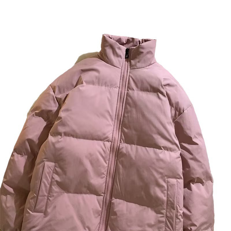 Abbigliamento maschile Cappotto in cotone colorato con collo alto da uomo, stile autunnale e invernale, per adolescenti, cappotto spesso in cotone, coppia, cappotto in cotone_voghion.com