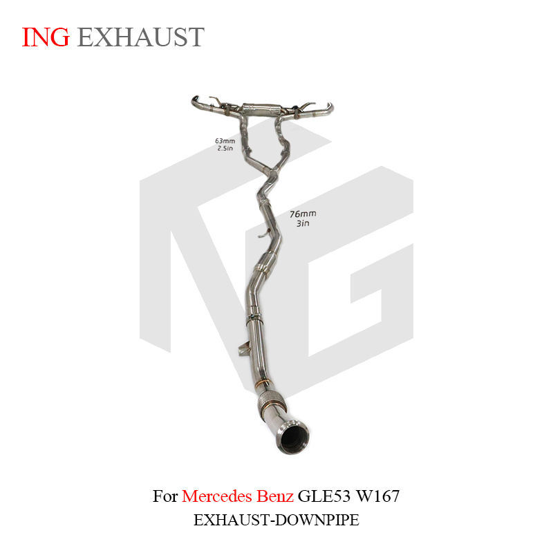 Suitable for Mercedes-Benz GLE53 W167, with silencer valve pipe