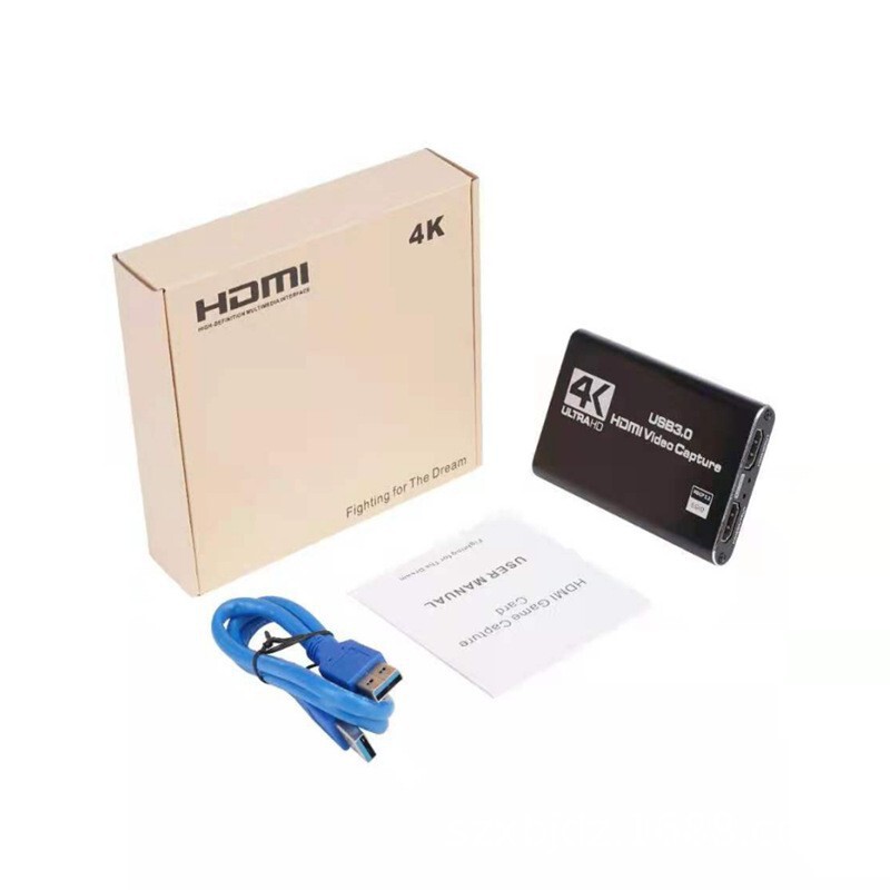 工場直販 USB3.0 ビデオキャプチャカード 4K30HZ USB3.0 - HDMI 高解像度ビデオゲームライブストリーミング|undefined
