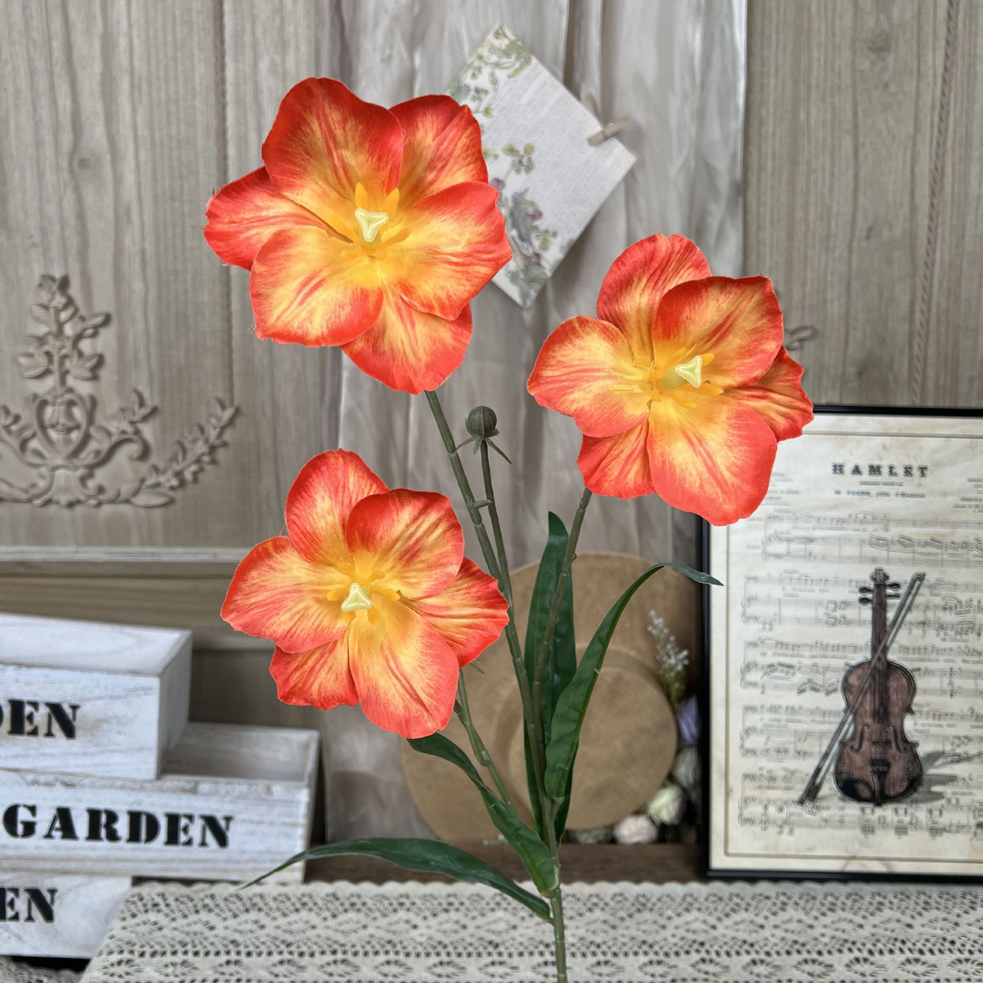 MJ-3D 튤립-오렌지