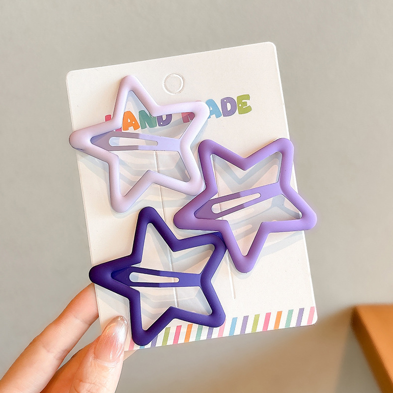 Pinza de pelo con flequillo de color dopamina, clip lateral, clip de pelo roto lateral, tocado de bebé para niños, clip de pico de pato, horquilla femenina