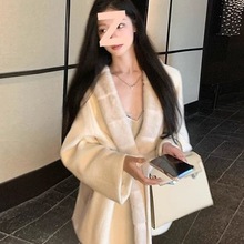 毛呢大衣女秋冬外套感冬季呢子2025新款时尚潮流气质宽松慵懒风