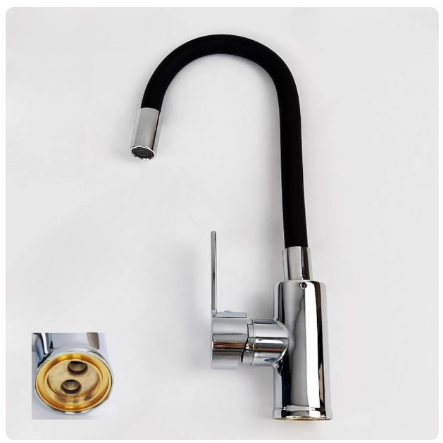 Fábrica directa lavabo grifo de material de plástico agua caliente y fría un solo mango de doble agujero tipo inodoro baño