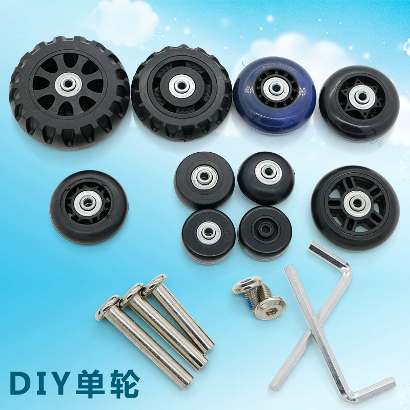 Тихий чемодан чемодан путешествия багаж сумка универсальный износостойкие колеса для ремонта аксессуары Отдельное колесо X20