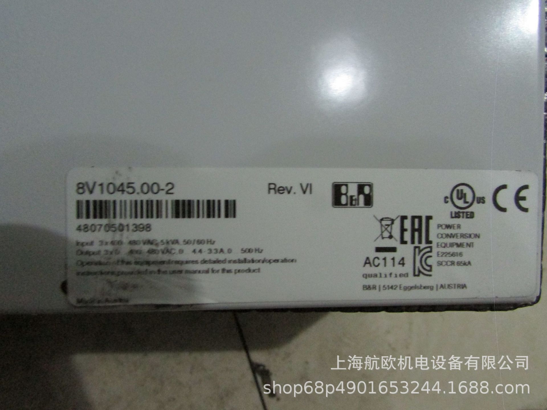 B&R驱动器8V1090.00-2，8V1045.00-2，8V128M.001-2，8V1022.00-2
