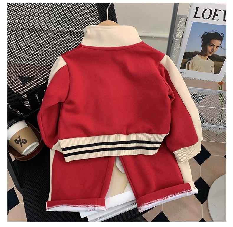 Ensemble de sport tendance pour filles, costume de Baseball décontracté pour petites filles, nouvelle collection printemps et automne 2023_voghion.com
