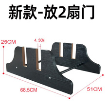 木门展示架室内门样品底座展架卫生间门玻璃门框样板圆形桌子基通