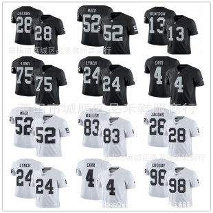 Raiders Raiders # 4 Carr 28 Jacobs 96 83 89 34 Nfl Legend Football Jersey