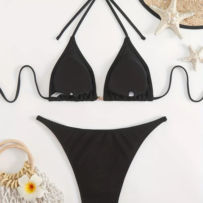 Swimwear, sexy belt, European style