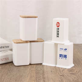 创意牙签筒居家客厅家用便携牙签盒牙签罐茶几牙签收纳盒可印logo