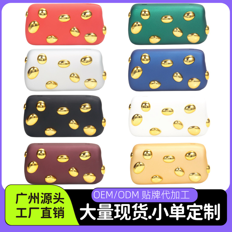 Golden Stone Irregular Small Square Bag Evening Bag 2025 Cross-Border European and American New Style Single Shoulder Crossbody Bag Evening Clutch Bag Golden Stone Irregular Small Square Bag Evening Bag 2025 Cross-Border European and American New Style Single Shoulder Crossbody Bag Evening Clutch Bag
