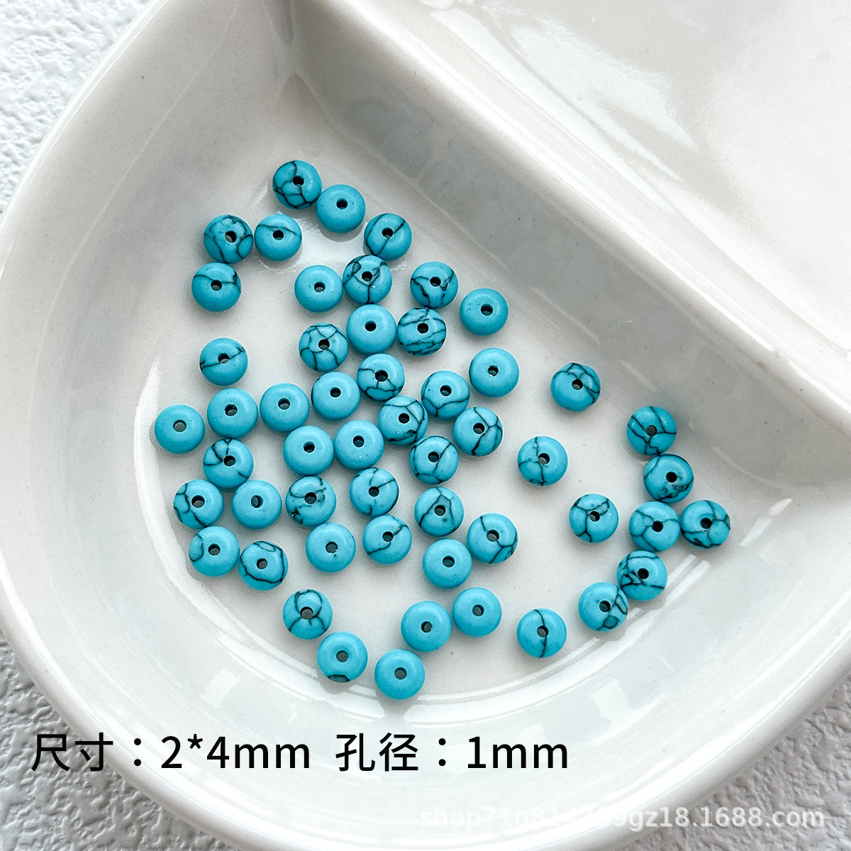 Nuevo ábaco natural chino diafragma plano perlas separadoras de perlas dispersas diy accesorios de joyería de perlas accesorios de material