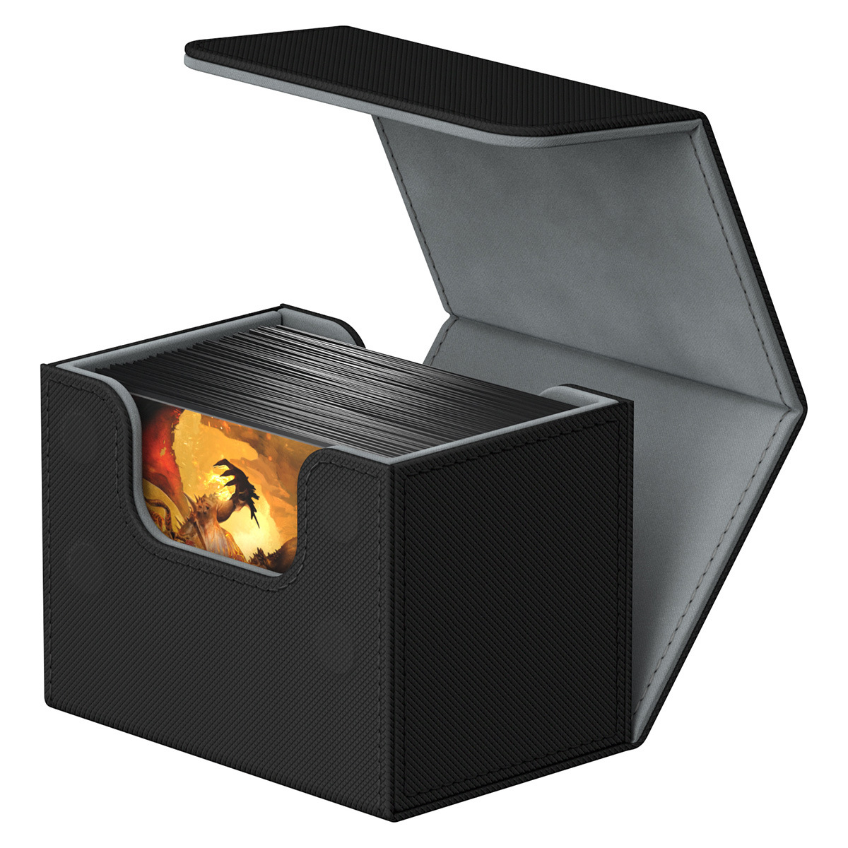 De gama alta de 100 + multi-funcional PU caja de tarjeta de juego de mesa MTG Ultraman tarjeta Bao Ke Meng Wanzhi tarjeta de almacenamiento al por mayor