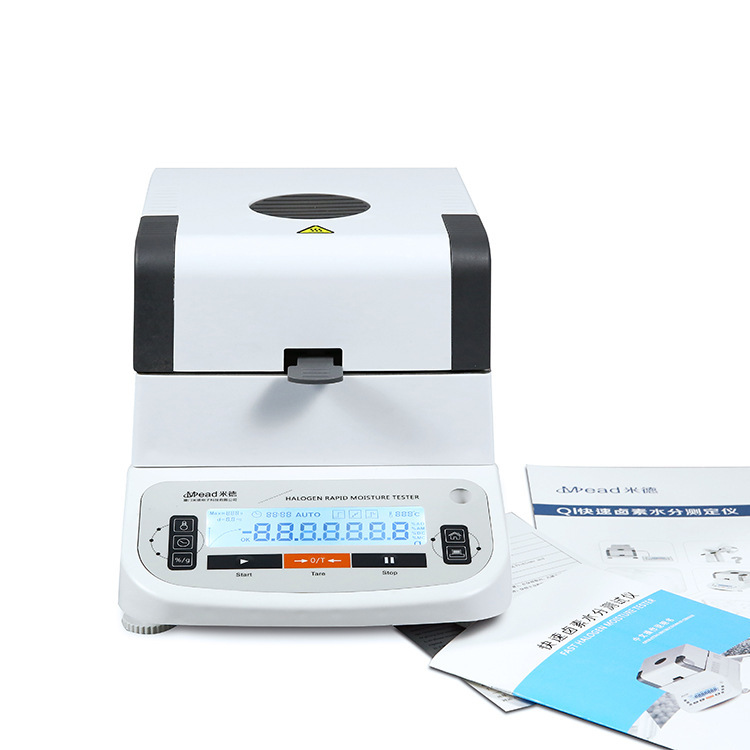 Rapid Moisture Analyzer for Solid Content and Moisture Content, Plastic Particles, Mooncake Fillings, Halogen Automatic Moisture Tester