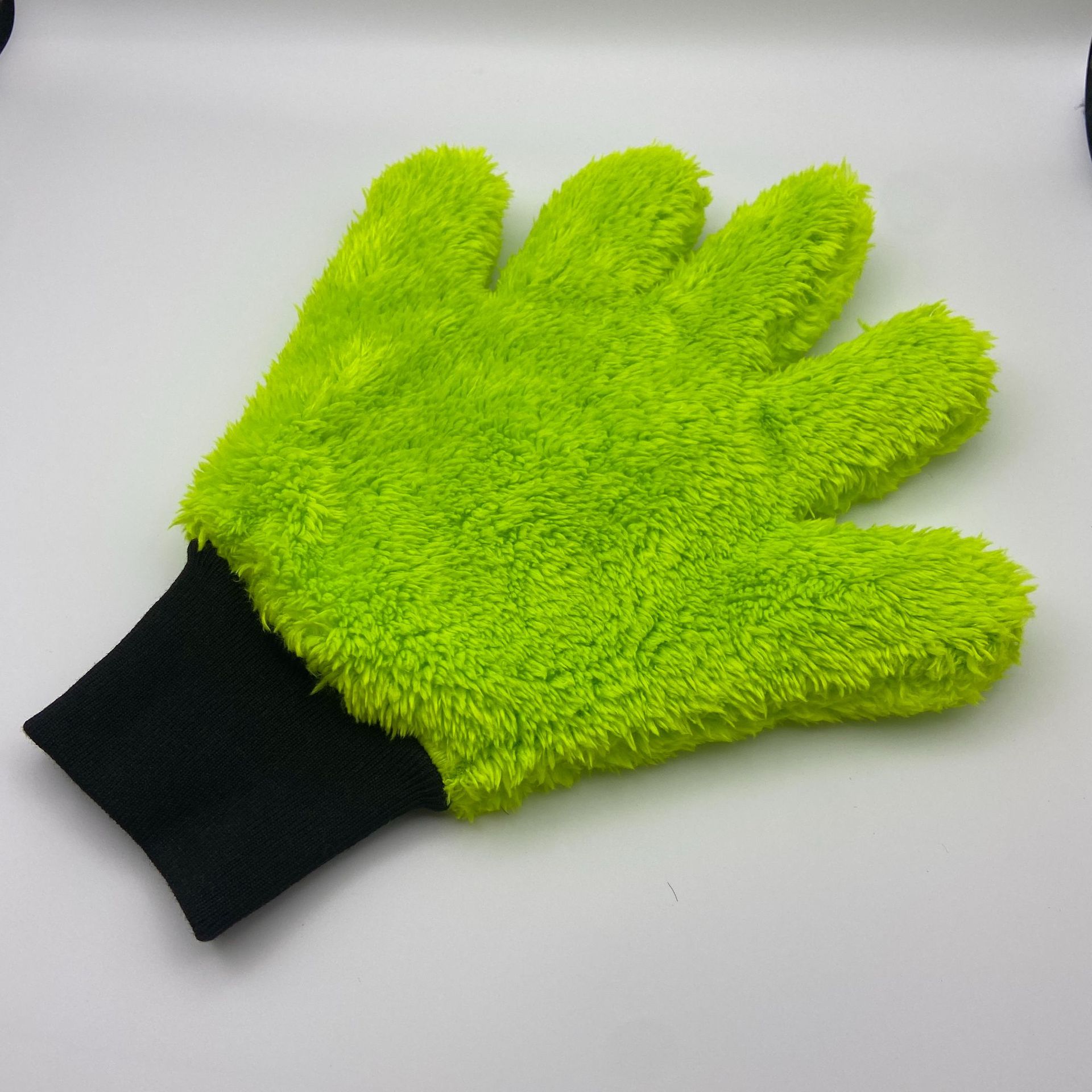 Car Wash Gloves, Double-Sided Five-Finger Thick Plush Car Cleaning Brush, Foaming Cleaning Brush for Car Detailing