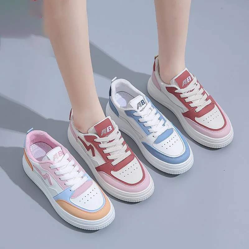 [1407 personas] 2025 nuevos zapatos de temporada escolar para mujeres estudiantes universales de alto valor facial de deportes del campus niñas secundarias