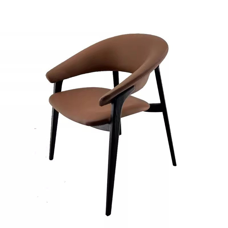 Silla de cuero casual para el hogar