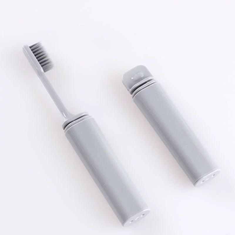 1 упаковка портативные складные бамбуковые изделия дорожная зубная щетка Кемпинг походы на открытом воздухе переноска удобный складной портативный