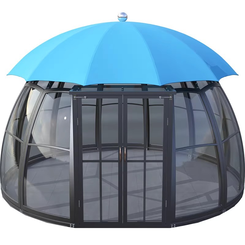 Casa de sol al aire libre tienda de alojamiento móvil de estilo europeo villa jardín terraza hotel sala de conferencias restaurante chalet